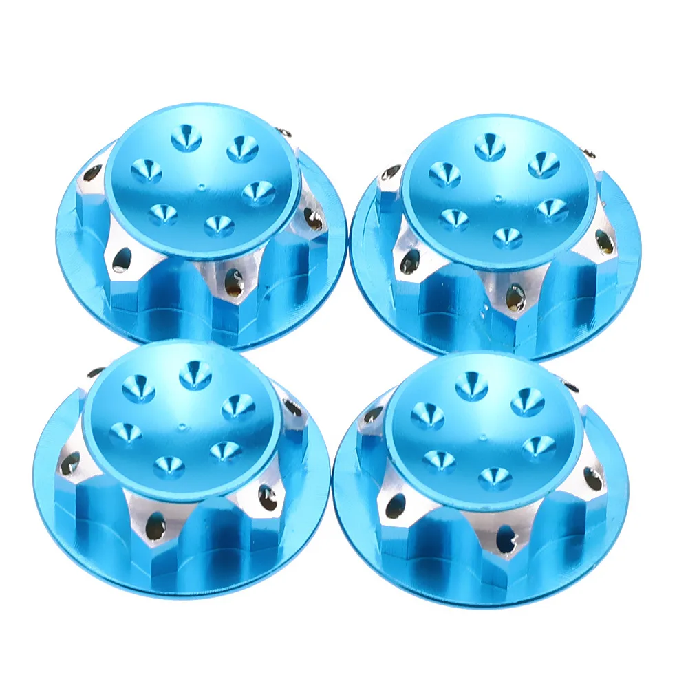Алюминиевая крышка ступицы колеса 4 шт. пылезащитная 17 мм шестигранная гайка