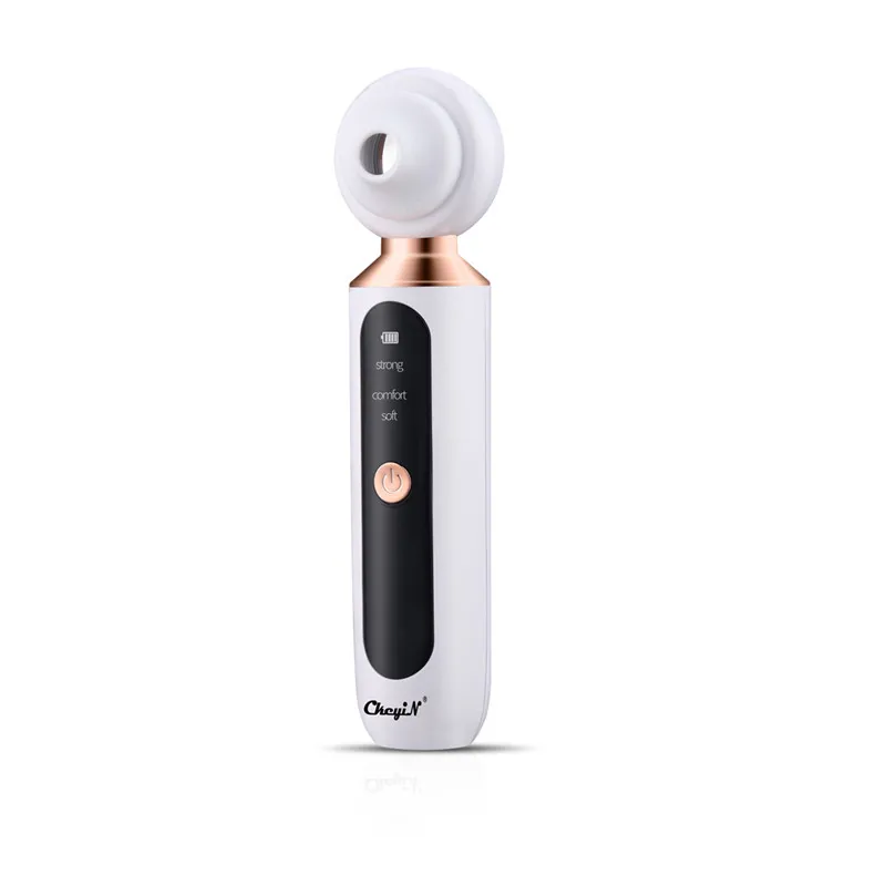 

CkeyiN Visible Blackhead Remover Vacuum Magnifier LED Light Acne Removal Tool Facial Pore Cleaner Comedone Extractor 3 Probes