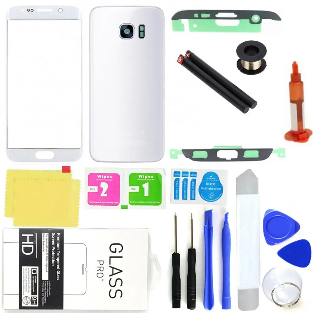 outer front glass phone back cover replacement rool for samsung galaxy s7 edge screen replacement mobile phone parts repair tool free global shipping