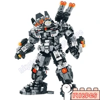 new 1418pcs mecha robot iron building blocks bricks man toys children moc gifts diy boys super movie war buster hero