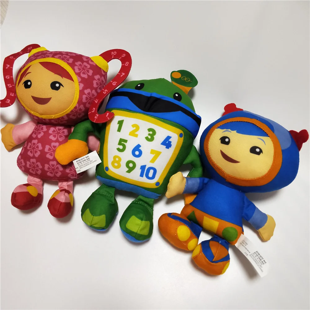 3 шт. команда Umizoomi Knuffels Pop Bot MILLI Geo плюшевая игрушка кукла Мягкие игрушки подарок на