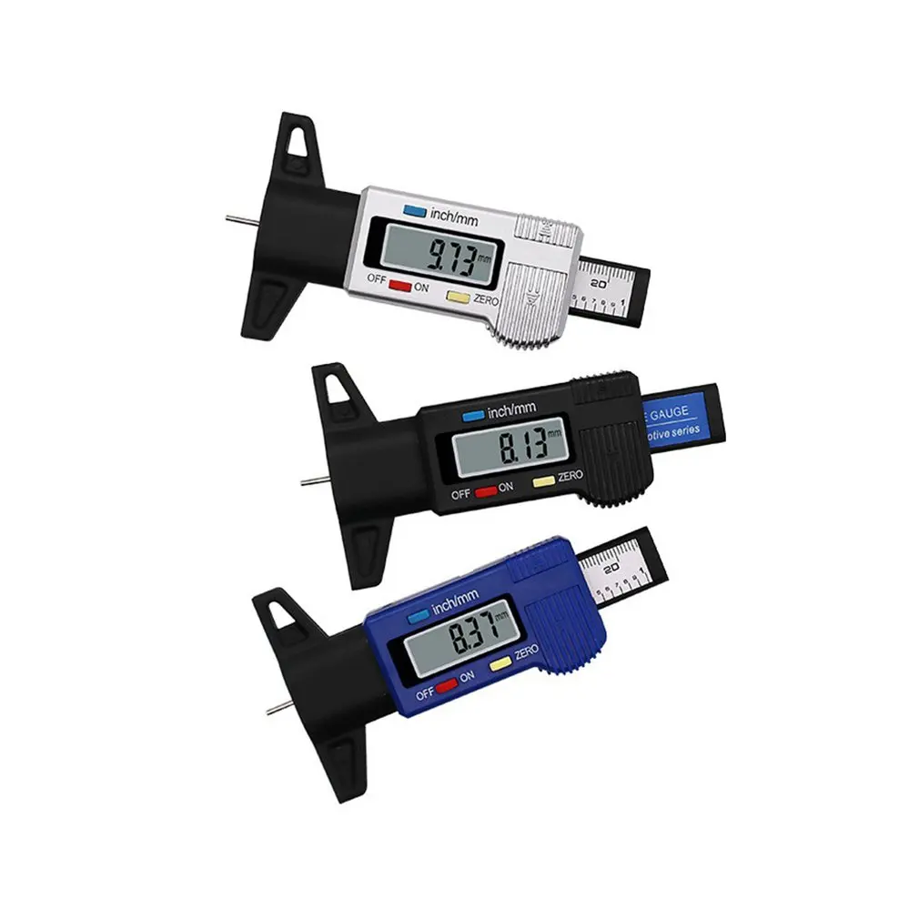Автомобильный цифровой измеритель глубины протектора для шин 0-25 4 мм