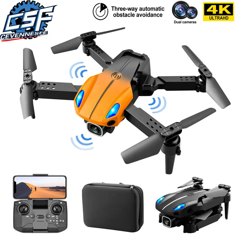 

KY907 Mini Drone 4K Professional HD Dual Camera Fpv Drones Quadcopter Obstacle Avoidance Rc Helicopter App Controlled Toys VS P5