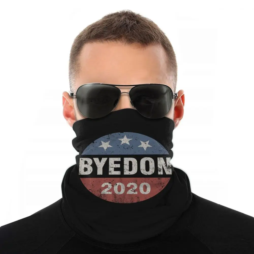 

ByeDon 2020 Bye Don Joe Biden America Magic Scarf Half Face Mask Tube Scarf Balaclava Bandanas Dustproof Headwear Outdoor Hiking