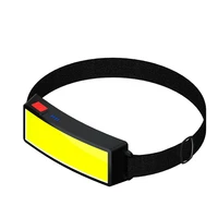 2021 new style headlamp portable mini cob led headlight with built in battery flashlight usb rechargeable head lamp hiking torch