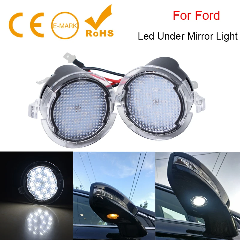 Светодиодный светильник для зеркала 2 шт. Ford Edge Explorer Mondeo taureus Expedition S-Max Fusion Flex