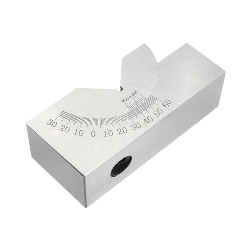 HLZS 75x25x32mm точности мини Регулируемый угол V блок фрезерные 0 градусов до 60