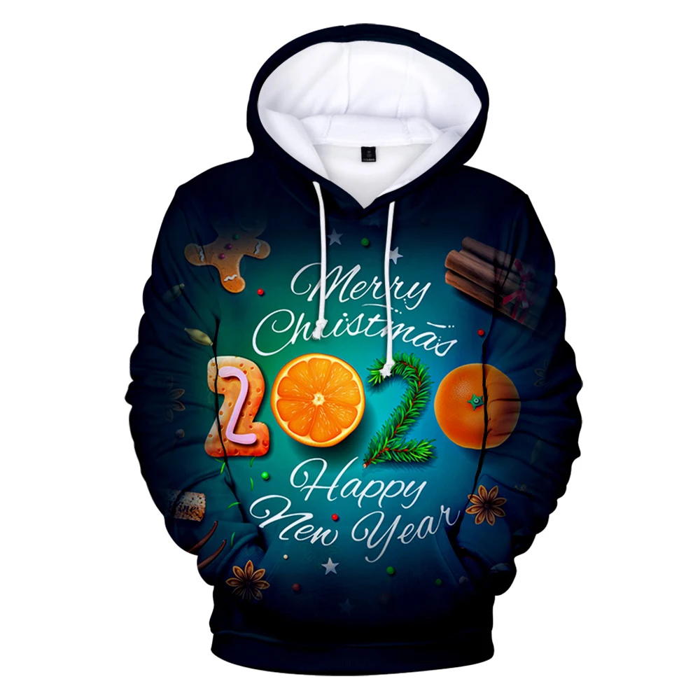

Модный креативный Рождественский костюм, толстовки с 3D принтом, свитшоты для мужчин и женщин, Молодежная Толстовка, модные пуловеры для взр...