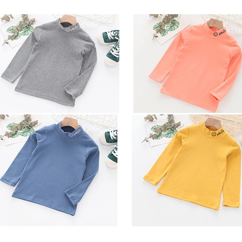 Новинка 2021 года Весенние футболки для маленьких девочек футболка с длинными