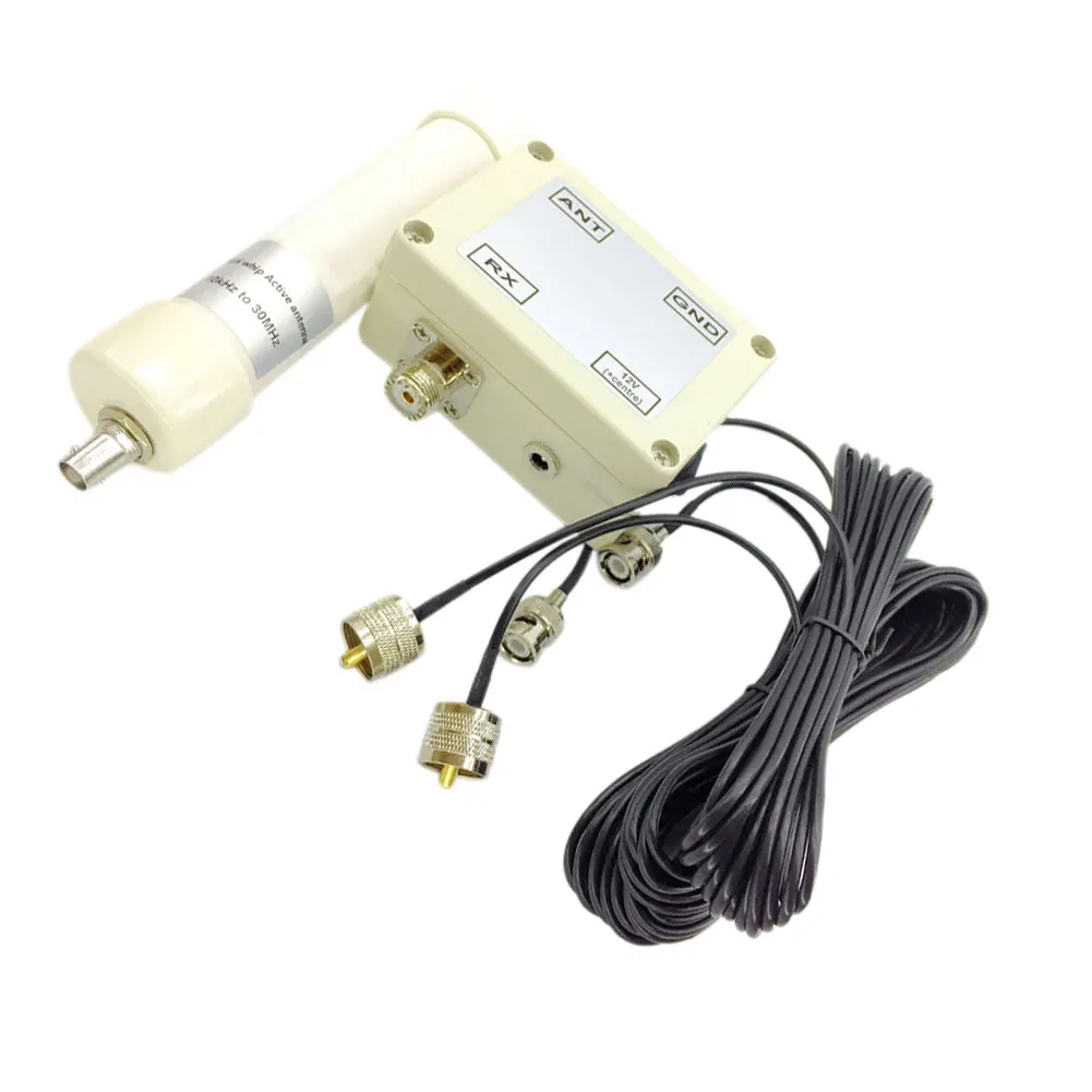 Active Antenna Mini Whip VLF LF HF VHF 10 kHz-30 MHz with Portable Cable for Radio Communication Tool accessory | Инструменты