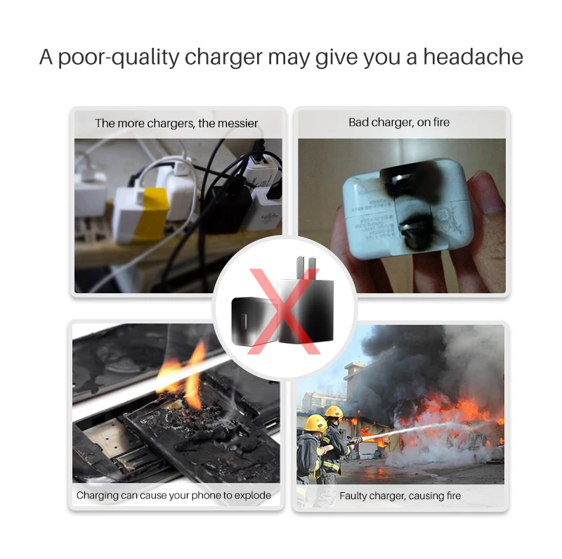 QI Беспроводное зарядное устройство Quick Charge 3 0 Smart USB Type C концентратор светодиодный