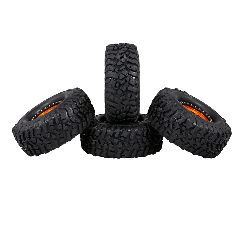 4PCS Metal 2.2 Beadlock Wheel Rim Tires Set for 1/10 RC Crawler Car Traxxas TRX4 TRX6 Axial SCX10 RR10 Parts | Игрушки и хобби