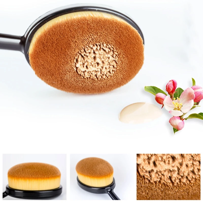 1 шт. кисти для макияжа мягкие Зубная щётка Тип косметика лица Пудра кисть