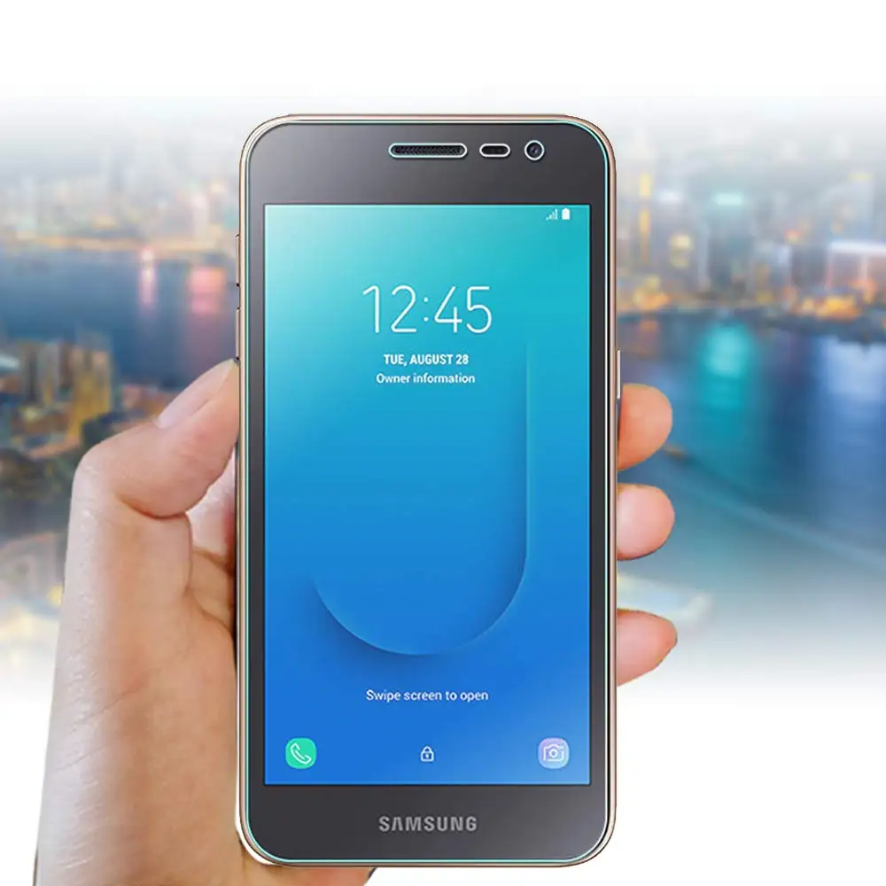 Защитная пленка для Samsung Galaxy J2 Core твердость 9H закаленное стекло|Защитные стёкла и