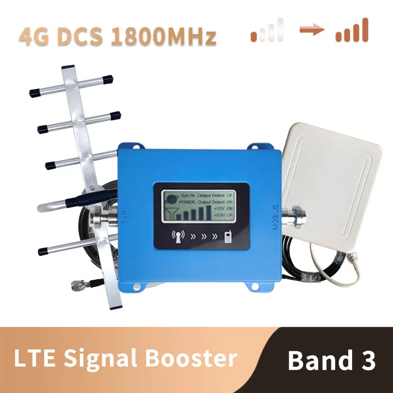 Усилитель мобильного телефона 3G 4G LTE DCS 1800 МГц GSM ретранслятор сигнала сотового