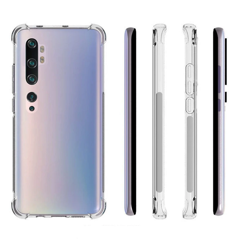Чехол для Xiaomi Mi 10T Mix 2s Max 3 9 8 Pro Lite F3 Redmi Note 10 9C 9S 8T мягкий прозрачный противоударный