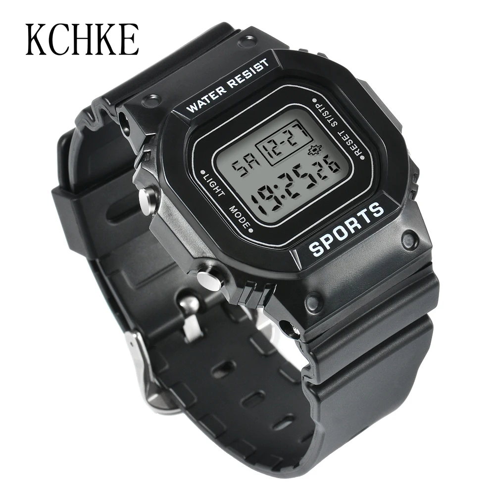 KCHKE новые женские цифровые часы модные спортивные роскошные брендовые