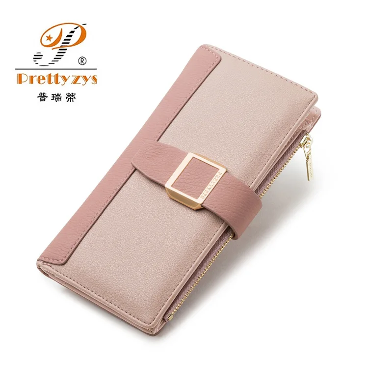 

2021 New Purse Female Long Simple Zipper & Hasp Ladies Wallet Clutch womens wallets