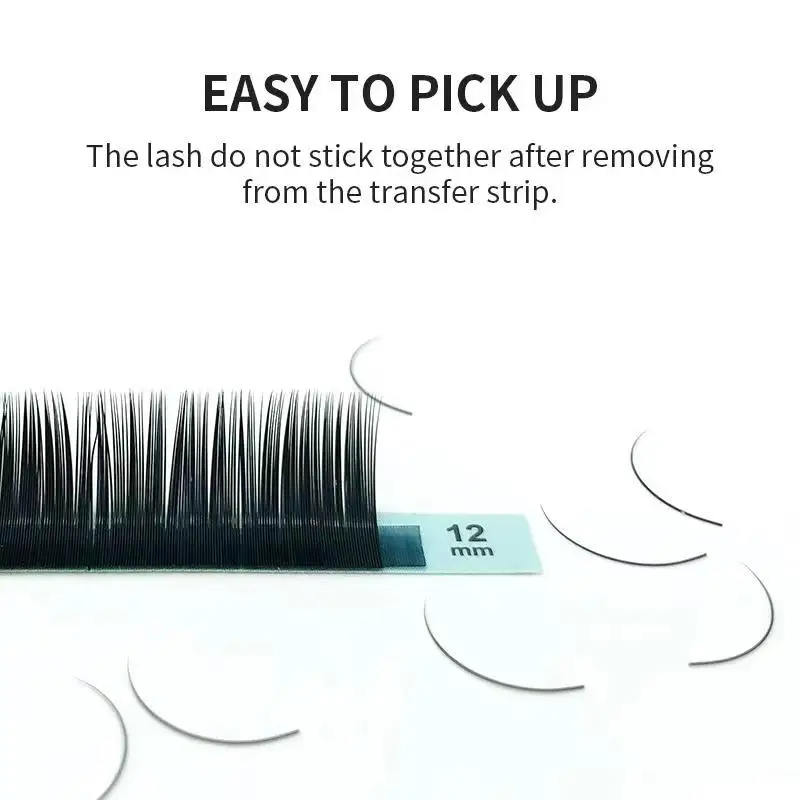 NATUHANA 16Rows C cc D dd Natural Mink Eyelash Extension individual Korea PBT Fake Eyelashes Matte False Eye Lashes Makeup Tools