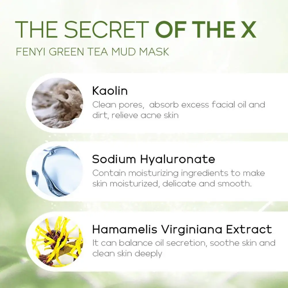 10PCS Green Tea Mud Mask Deep Cleansing Oil Control Moisturizing Facial Remove Blackheads Acne Smoothing Skin Beauty Care | Красота и