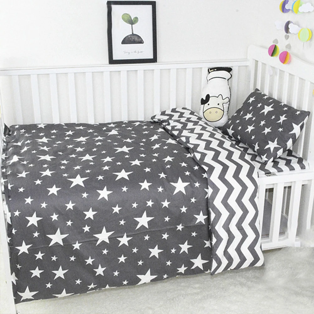 Комплект постельного белья для малышей из 3 предметов хлопковая кровать кроватки