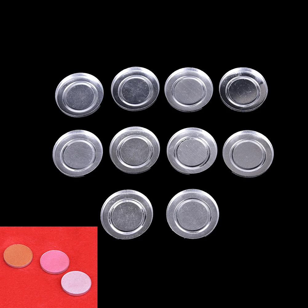 10 шт. косметический пустой алюминиевый чехол s кастрюли для теней контейнер