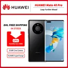 Бесплатная доставка службой DHL, телефон HUAWEI Mate 40 Pro, телефон с диагональю 6,76 дюйма OLED, Восьмиядерный процессор Kirin 9000, EMUI 11, функция обратной зарядки, Wi-Fi, 6 + NFC