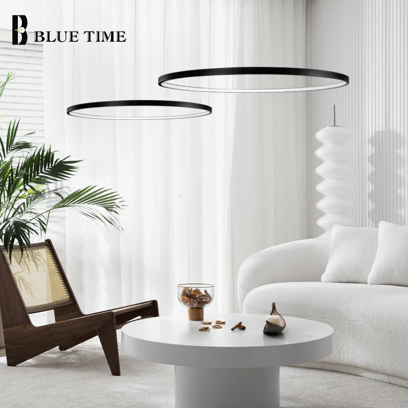 Потолочная светодиодная люстра 110 В 220 современная освещение для гостиной