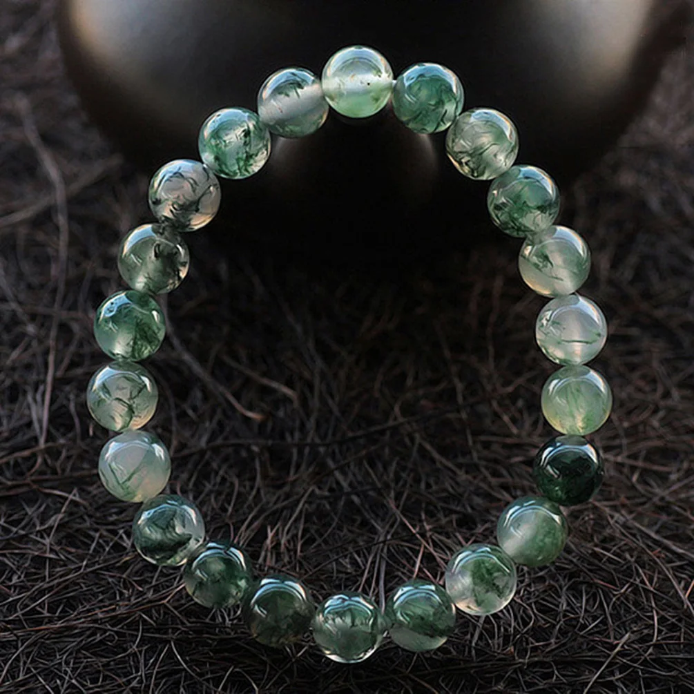 Браслеты из бисера с водным агатом эластичные браслеты Женские Ювелирные