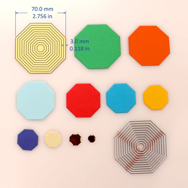 DUOFEN металлические режущие штампы основные формы бирки и этикетки для DIY бумажных