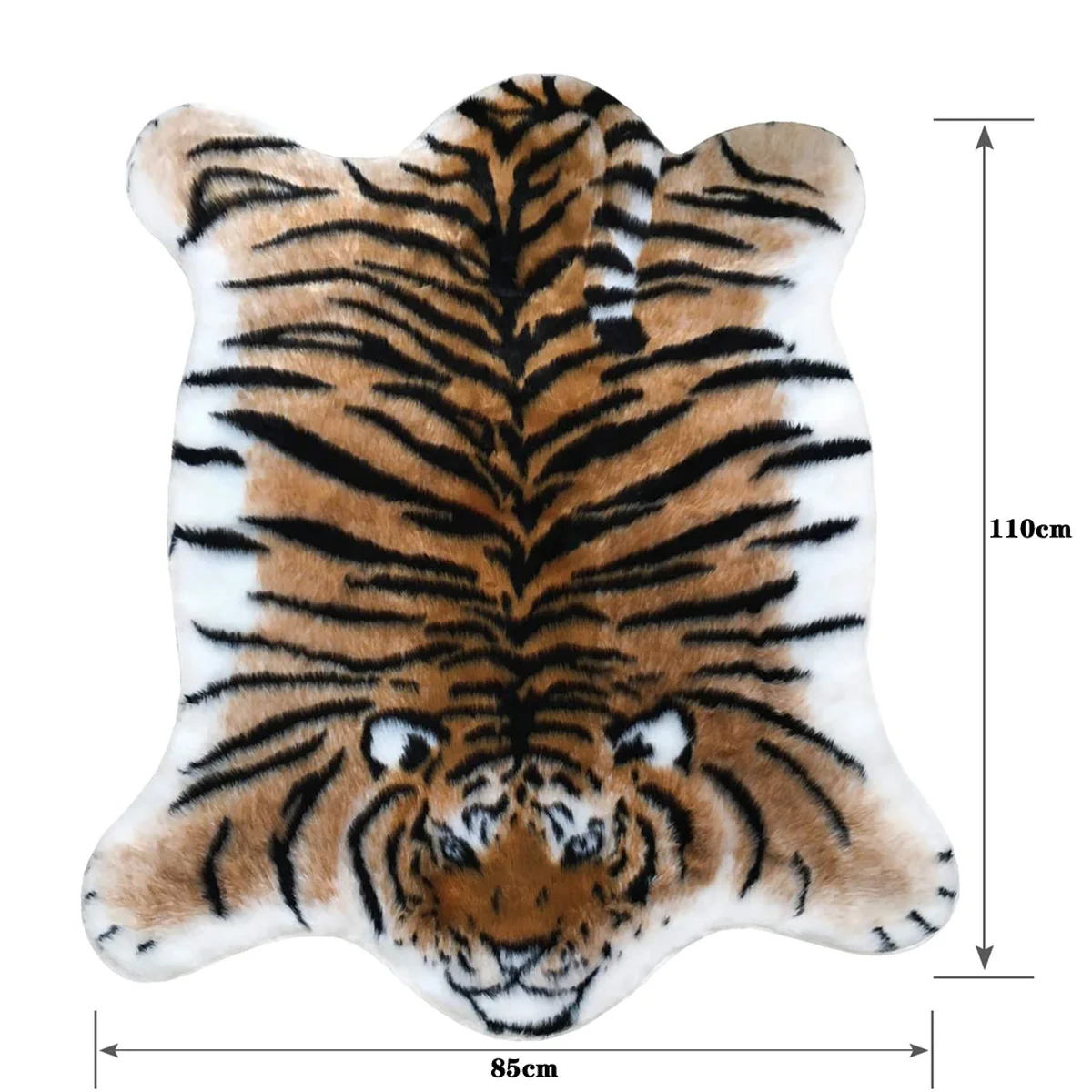 Мягкий Пушистый Ковер из искусственного меха тигра искусственная кожа