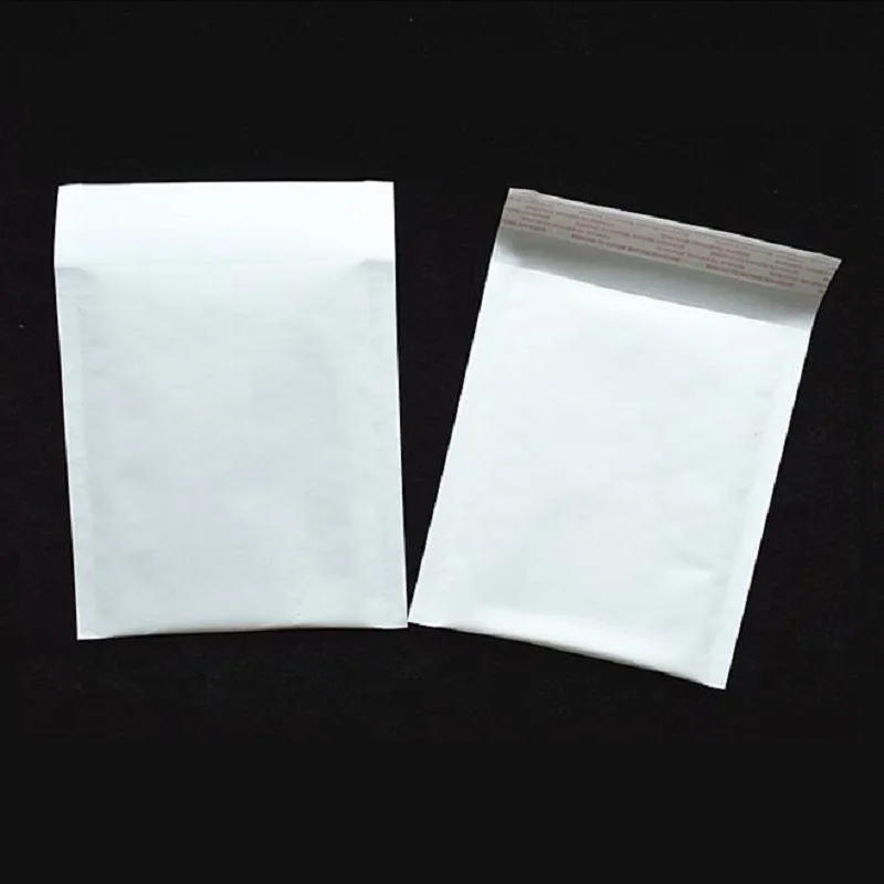 50 шт небольшие Размеры белая крафт бумага Бумага конверт с пузырьками мешок