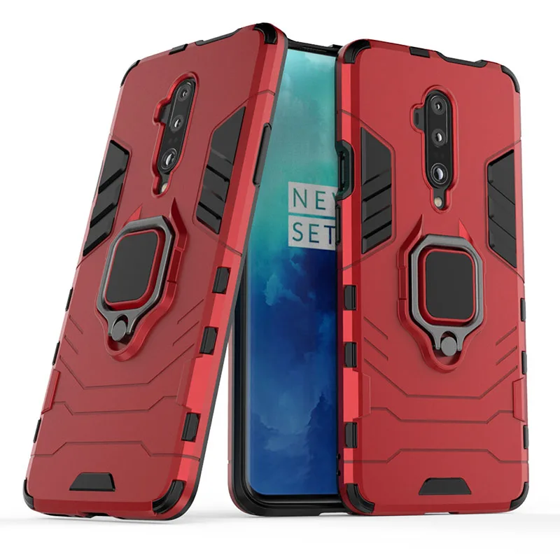 Противоударный чехол для Oneplus 7T 7 Pro, задний Чехол для One plus 7 7T Pro 6 T, магнитный автомобильный держатель с кольцом, полный Чехол, защитный чехол s