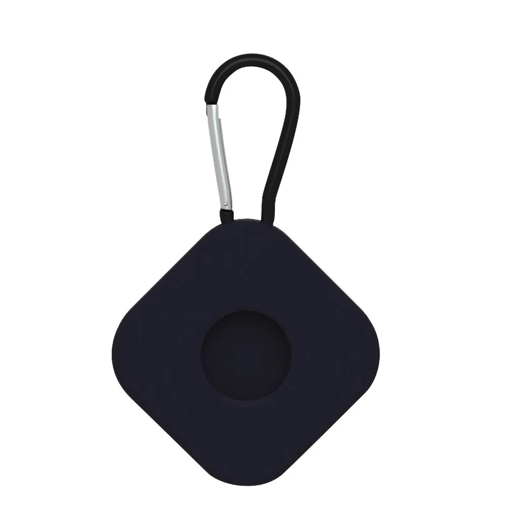 

For Apple AirTag TPU Case Candy Color Washable Protective Cover For Apple Locator Tracker Anti-lost Key Chain Buckle Sleeve