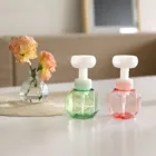Цветочная версия, пластиковые бутылки 300 мл, цветочные пузырьки, бутылки для мытья рук, бутылки для косметики из пены