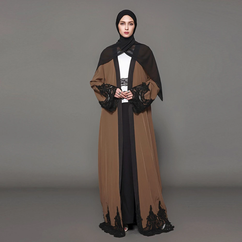 ИД Мубарак роковой Абая Дубай кимоно кардиган мусульманское платье Абая для женщин Кафтан Рамадан мусульманское Катар Оман