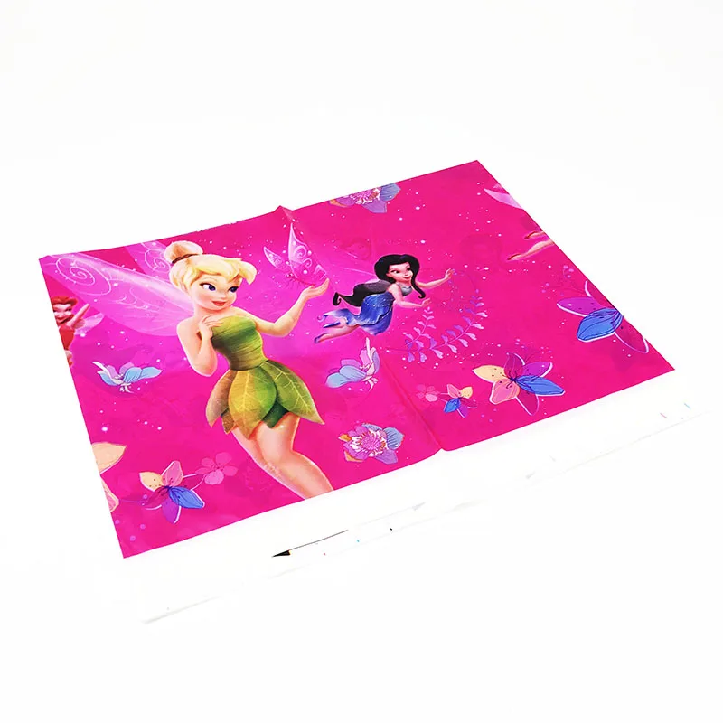 Одноразовые скатерти TinkerBell с темой дня рождения 1 шт./лот | Дом и сад