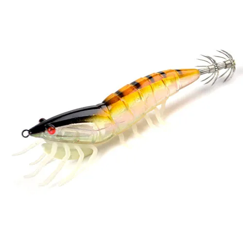 

Squid hook road sub-bait fake shrimp wood shrimp simulation luminous bait fishing gear