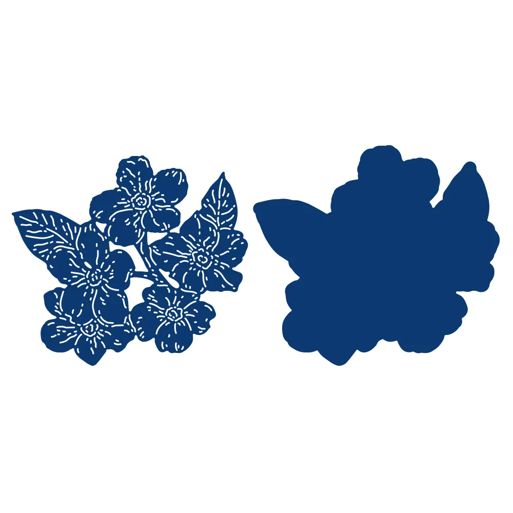 

Forget Me Nots Metal Cutting Dies Hot Sale 2021 New Diy Manual Making Scrapbook Diary Embossing Template Decoration Album Gift