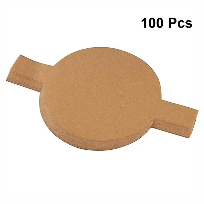 100pcs 8 Inch Non-Stick Round Parchment Paper Baking Silicone OilPaper Bake Tool Pads | Дом и сад
