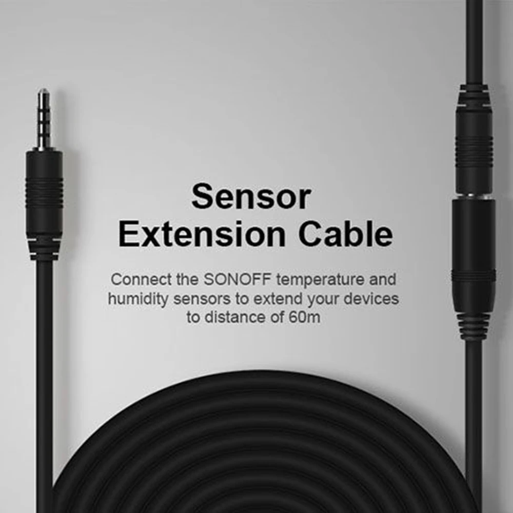 Itead Sonoff 5 м удлинитель AL560 совместим с Sonoff AM2301/Si7021/DS18B20 датчики температуры/влажности высокая точность
