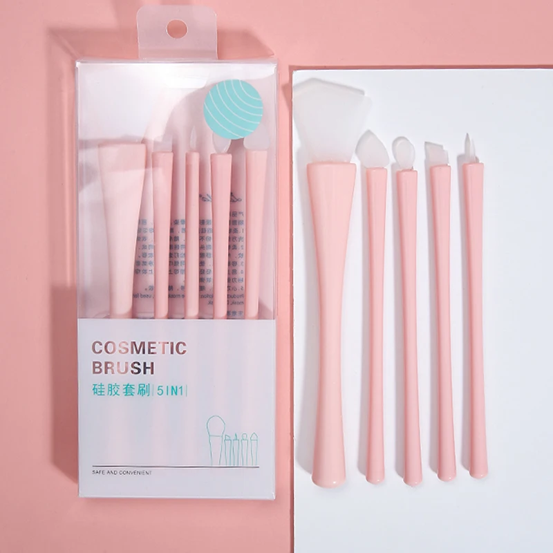 

Набор силиконовых кистей для макияжа, аппликатор для крема или жидкости, уход за лицом, Уход за губами, подводка для глаз и бровей, эпоксидна...