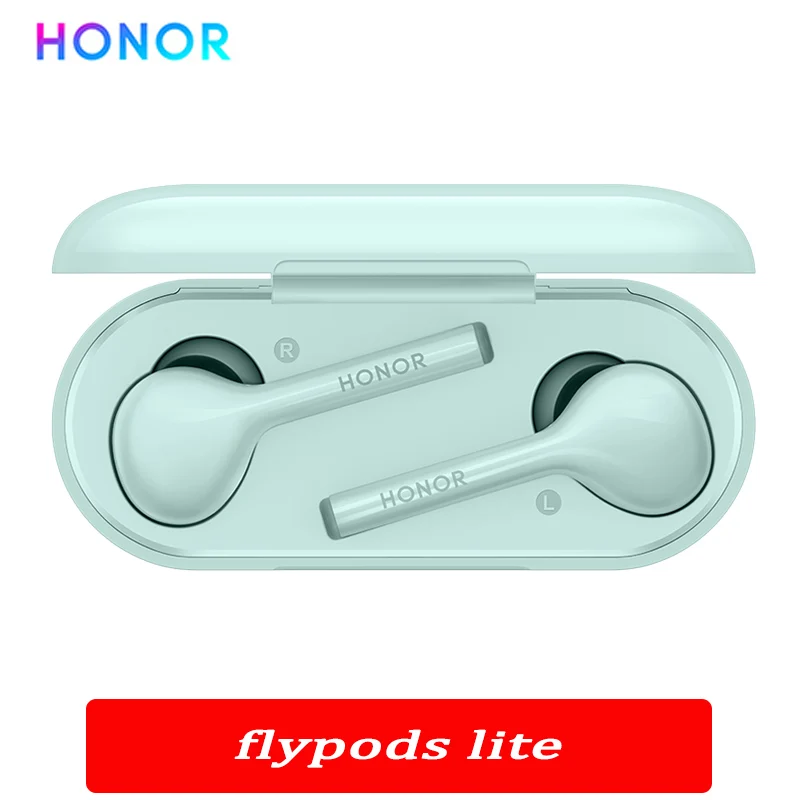 flypods lite blue Flypods lite Honor Flypods Lite беспроводные наушники Bluetooth 4,2 водонепроницаемые IP54 управление нажатием - Цвет: flypods lite blue
