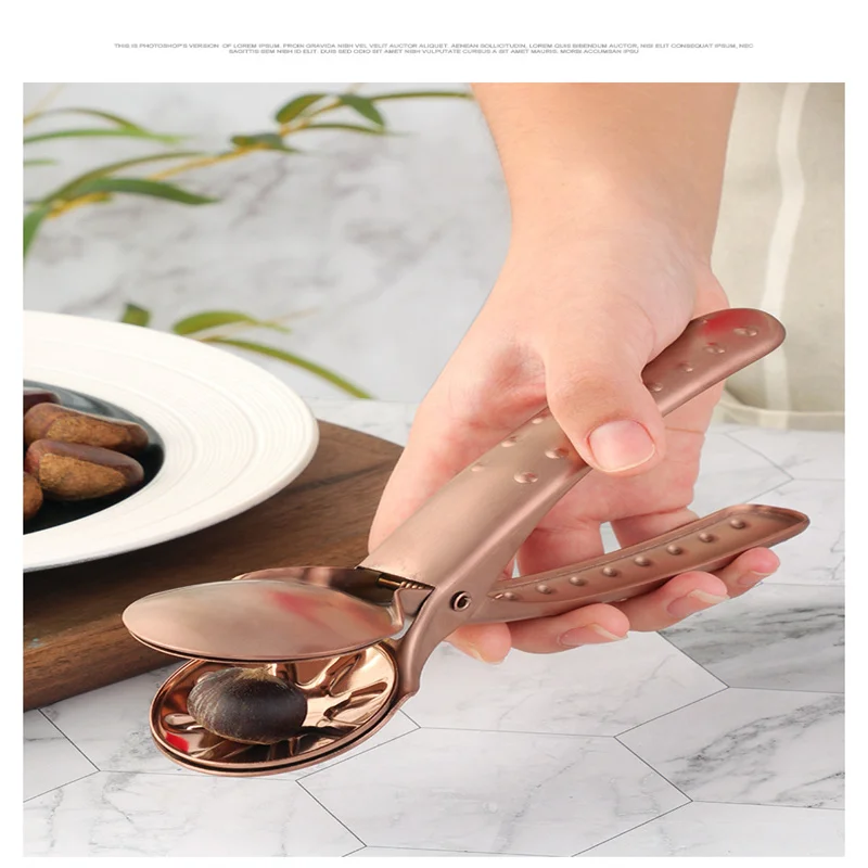 

Stainless Steel Chestnut Clip Rainbow Walnut Pliers Kitchen Utensils Sheller Opener Kit Tools Nut Cutter Gadgets