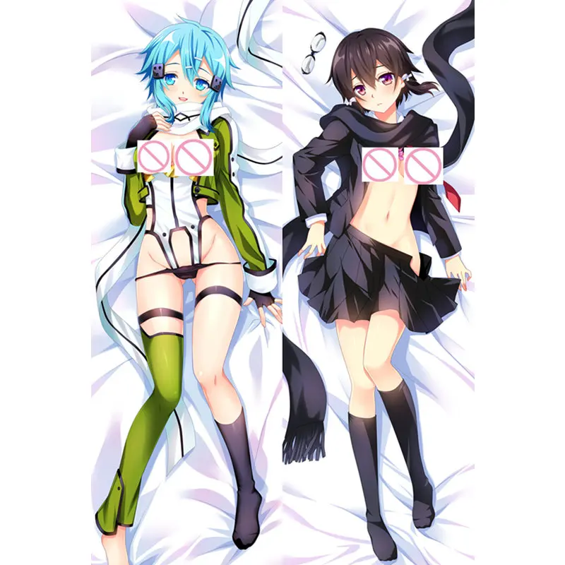 

Аниме Меч 50 х150 см искусство онлайн Yuuki Asuna & Ayano Keiko & Asada Shino сексуальная девушка дневная дакимакура обнимающая наволочка