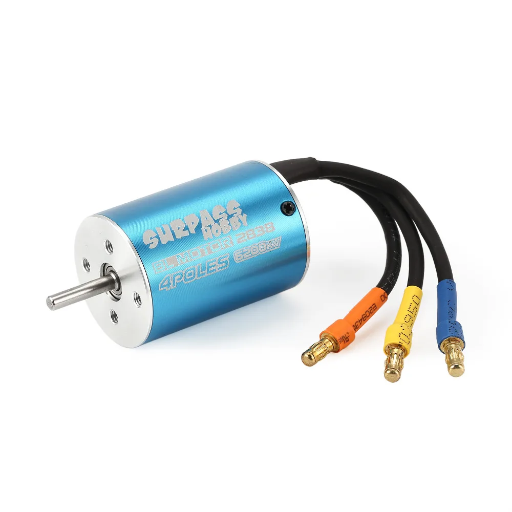 Бесщеточный двигатель SURPASSHOBBY 2838 6200KV 4 5 T 3 175mm для пульта дистанционного