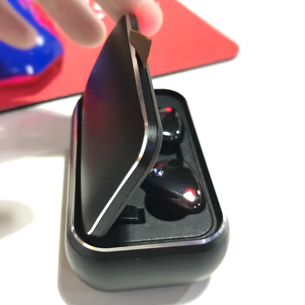 HD 3D стерео портативный внешний аккумулятор беспроводная Bluetooth гарнитура игровая с Charing чехол TWS 5,0 Спорт шумоподавление водонепроницаемый