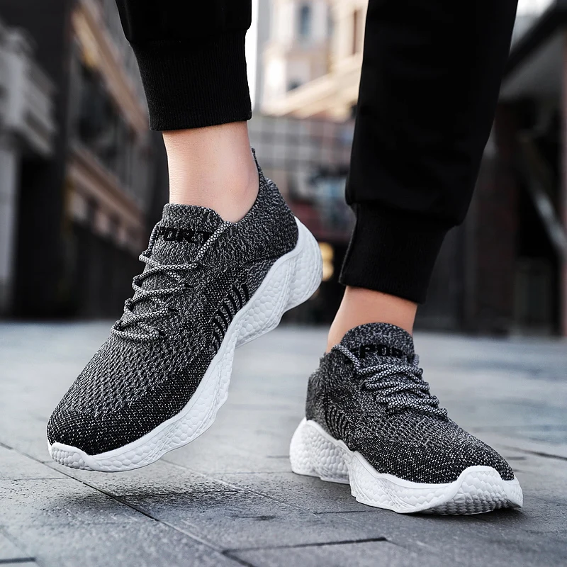 

Outdoor Sport Sneakers Athletic Trainers Walking Driving Footwear Breathable Leisure Mesh Mens Running Shoes Zapatillas Hombre