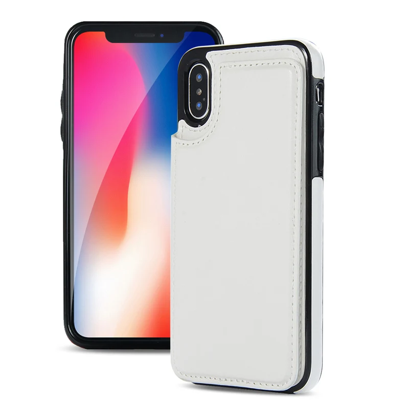 white Двухкнопочный Флип-кошелек для huawei Mate20 Mate20 Pro Mate20 Lite P30 P30 Pro P30 Lite кронштейн чехол из ТПУ - Цвет: white
