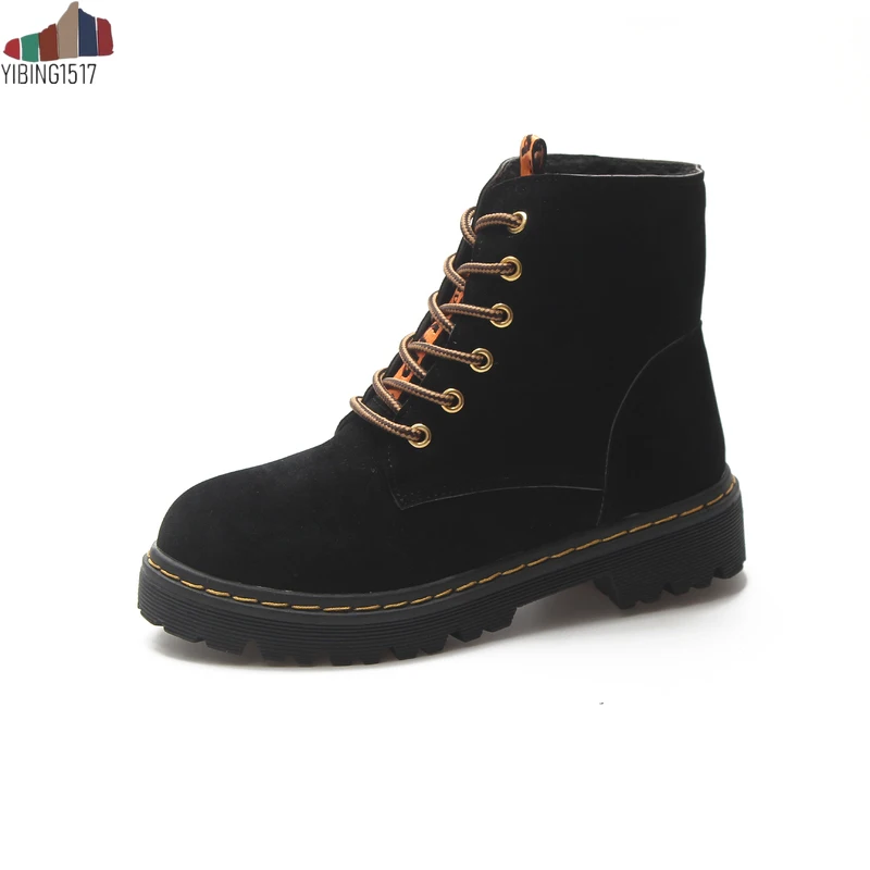 Ботинки martin Новинка 2019 года сезон осень зима корейские эластичные ботинки для